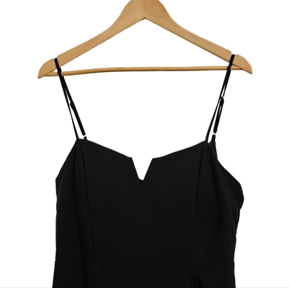 Shelli Segal black flutter cocktail party dress NWT size 12 - Picture 4 of 11